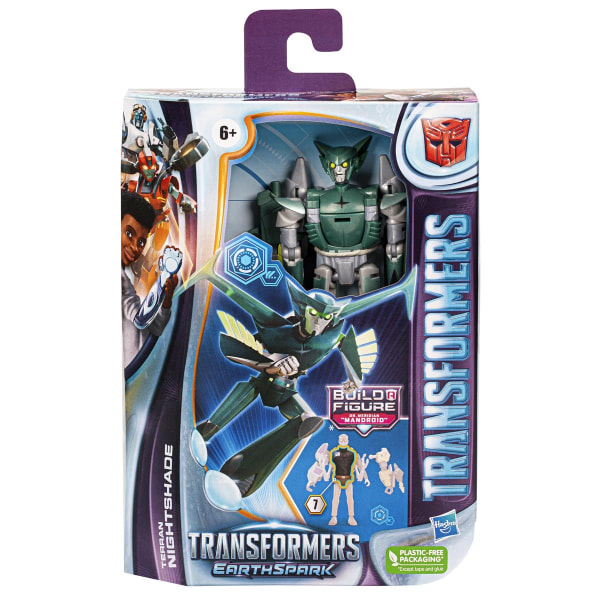 Transformers EarthSpark Deluxe Class Terran Nightshade multifärg