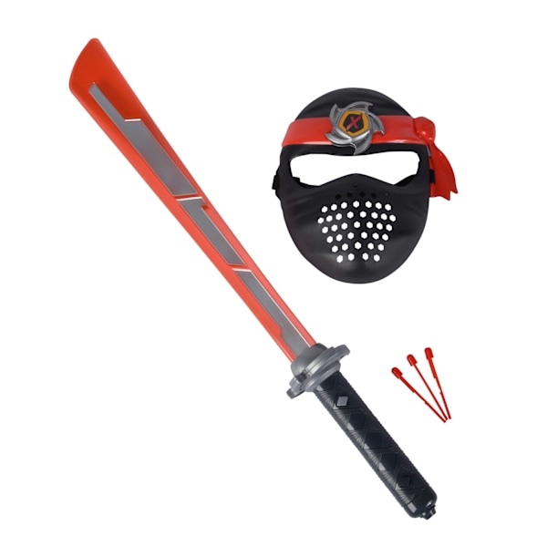 Next Ninja Mask och Svärd med ljud och ljus multifärg