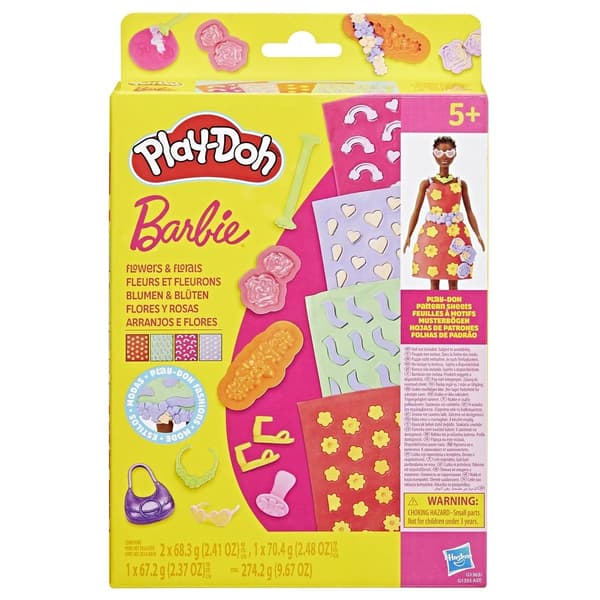 Play-Doh Barbie Designer Patterns Flowers & Florals multifärg