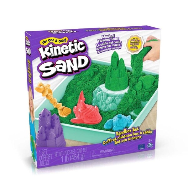 Kinetic Sand Sandbox Set Grön Grön