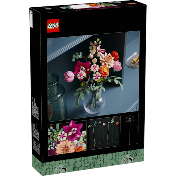 LEGO® Botanicals Vacker rosa blombukett 10342