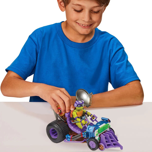 Turtles Fordon med figur Recon Buggy with Donatello multifärg