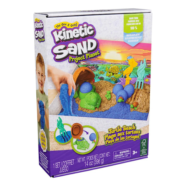 Kinetic Sand Turtle Beach Set multifärg