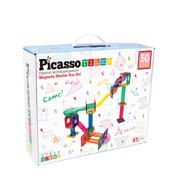Picasso Tiles Magnetic Marble Run set 50 delar multifärg