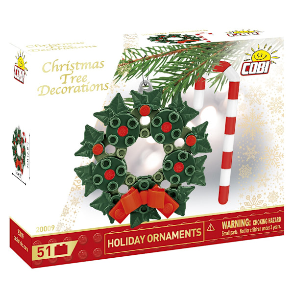 Cobi Christmas Decoration Holiday Ornaments MultiColor