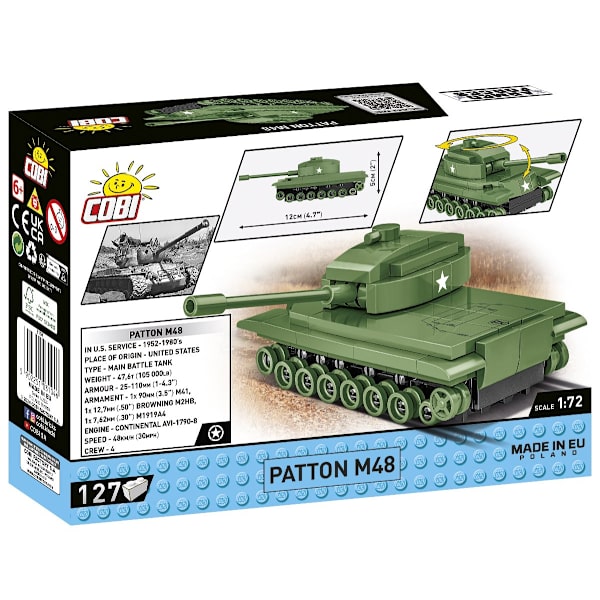 Cobi Patton M48 1:72 3104 multifärg