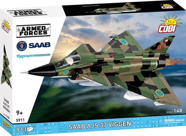 Cobi Saab AJS37 Viggen 1:48 multifärg