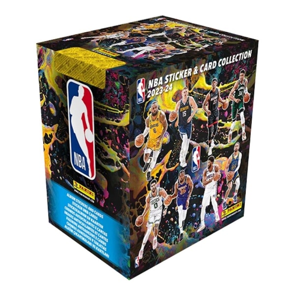 NBA 2023-24 Sticker Booster Hel Box Basket Samlarbilder multifärg