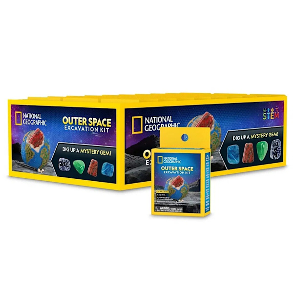 National Geographic Outer Space Excavation Kit Mini MultiColor