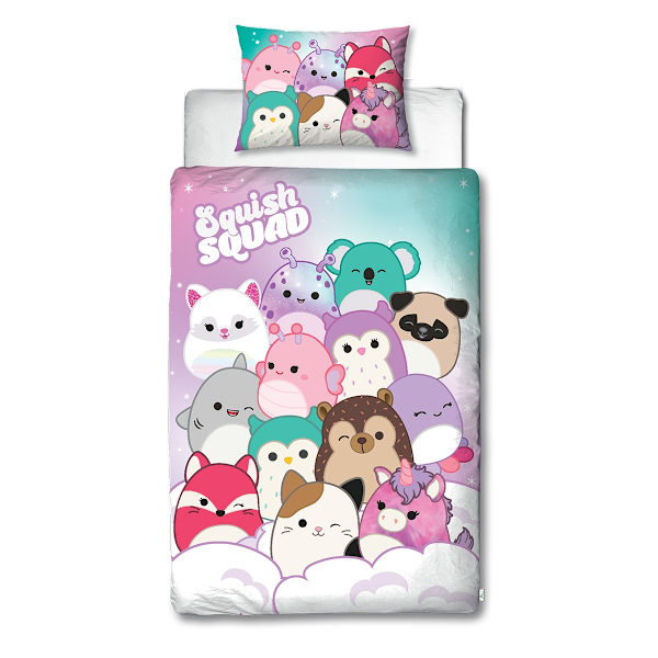 Squishmallows Bäddset 150x210cm 11280 multifärg