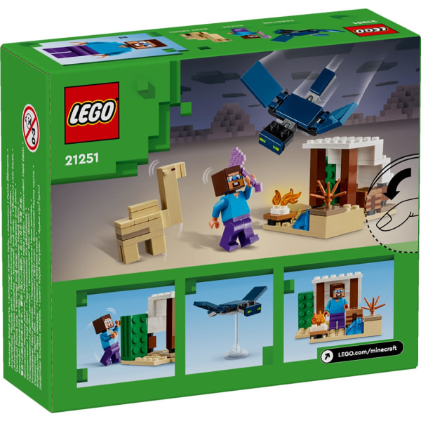 LEGO® Minecraft Steves ökenexpedition 21251