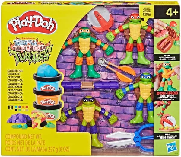 Play-Doh Turtles Cowabunga Creations multifärg