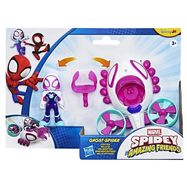 Spidey Amazing Friends Ghost-Spider Copter multifärg