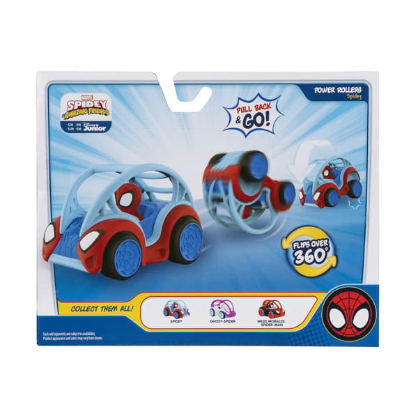 Spidey Amazing Friends Power Rollers Pull Back