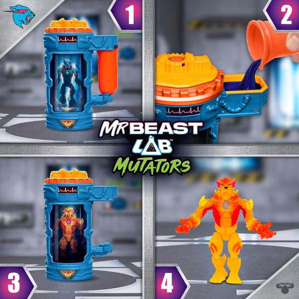 Mr Beast Lab Mutators Mutation Chamber Fire Panther multifärg