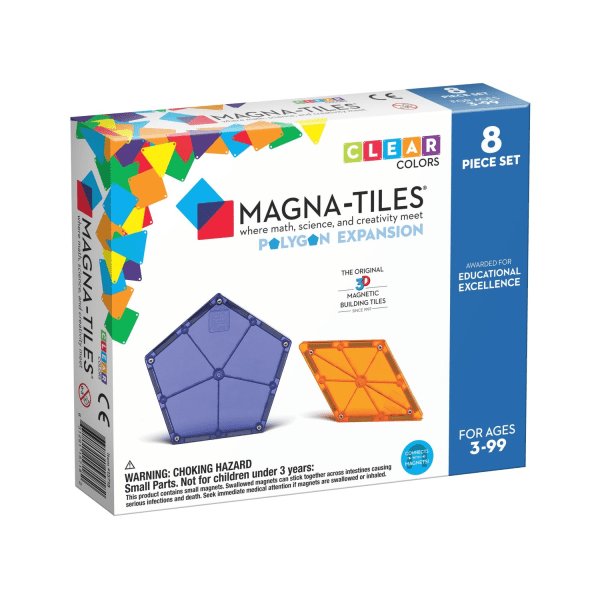 Magna-Tiles Polygons 8 delar multifärg