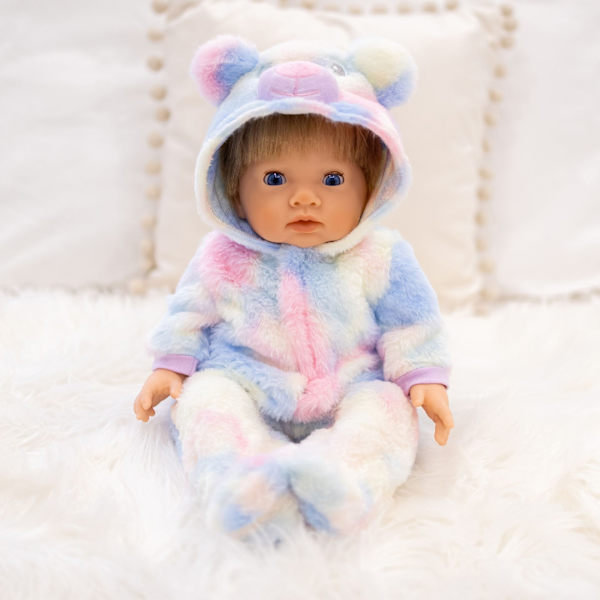 Tiny Treasures Rainbow Teddy Outfit multifärg