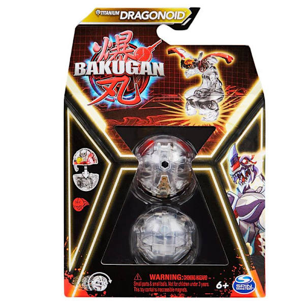 Bakugan Core 3.0 Diamond Titanium Dragonoid Diamond Titanium Dragonoid