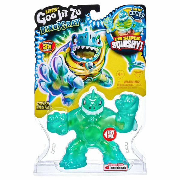 Goo Jit Zu Dino X-Ray Hero Pack Thrash MultiColor Thrash