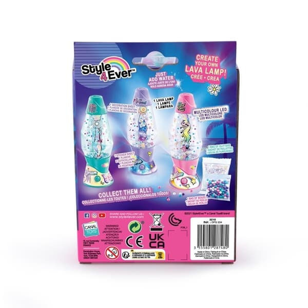 Style 4 Ever Lava Lamp DIY Rosa Rosa