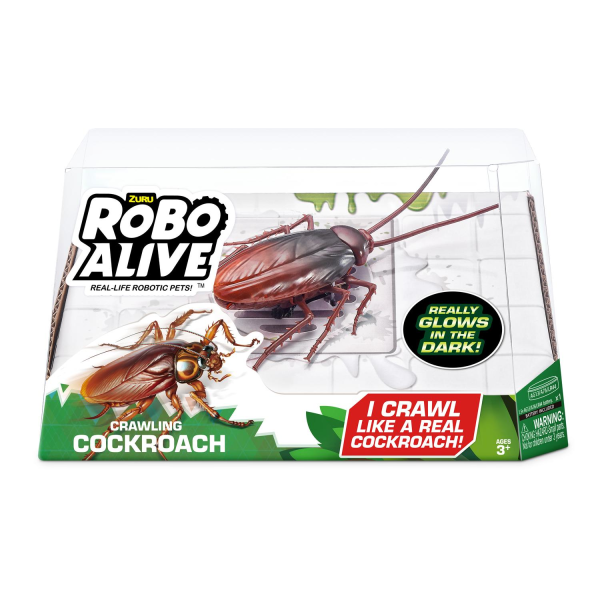 Robo Alive Crawling Cockroach Glow in the dark multifärg