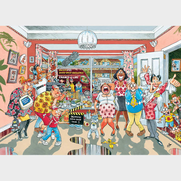 Wasgij Retro Original 9 Home Improvements! Pussel 1000 bitar multifärg