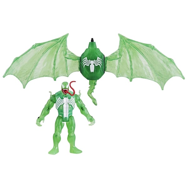Spiderman Web Splashers Green Symbiote Hydro Wing Blast multifärg