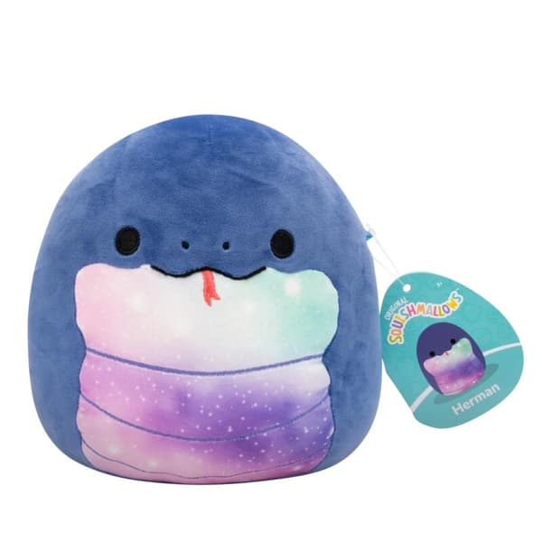 Squishmallows 19cm Herman Snake multifärg