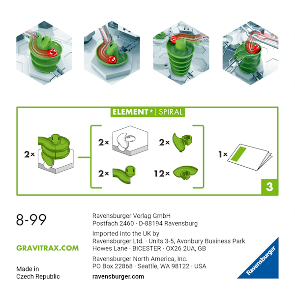 GraviTrax Element Spiral Expansion multifärg