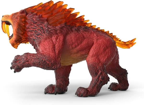 schleich® ELDRADOR® Sabeltandad Lavatiger 70899 multifärg