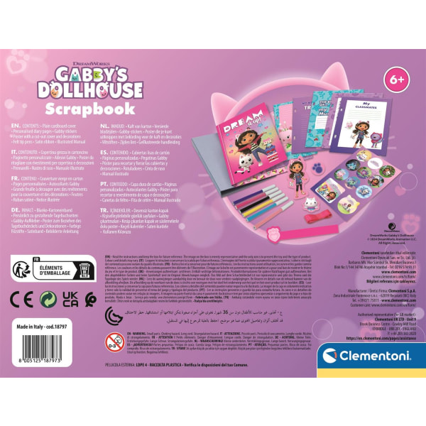 Gabbys DollHouse Scrapbook Pysselset multifärg