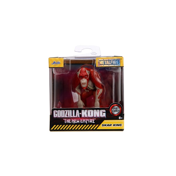 Godzilla x Kong Metallfigur 1-pack 2,5” Skar King multifärg