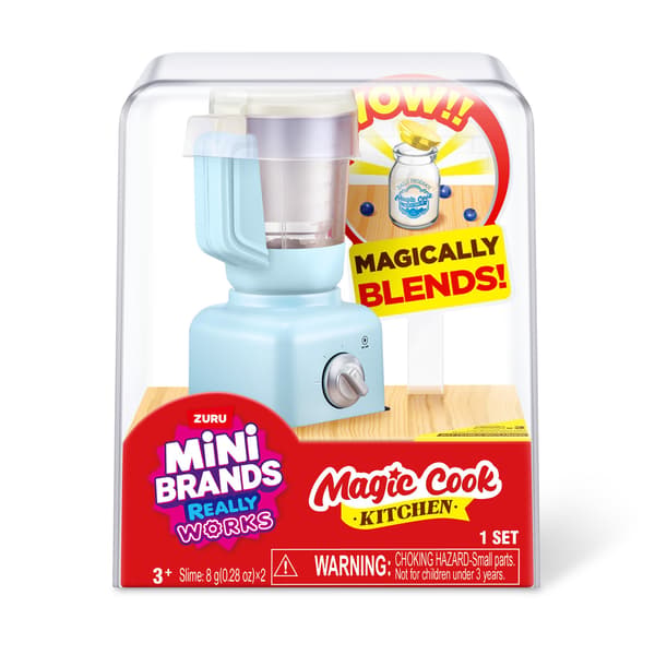Mini Brands Magic Cook Kitchen Ljusblå Blender multifärg