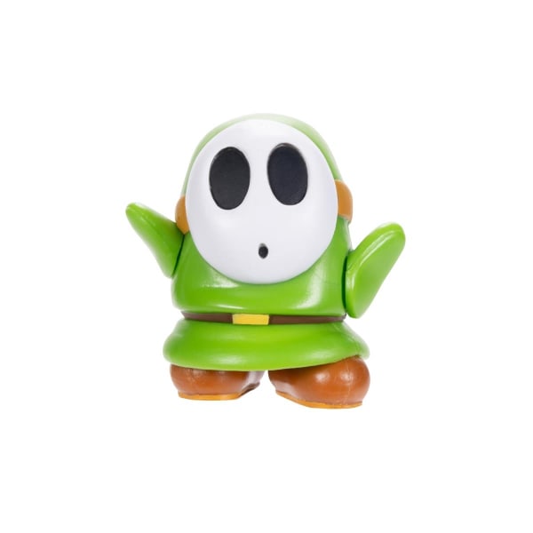 Super Mario Figur 5cm Green Shy Guy multifärg