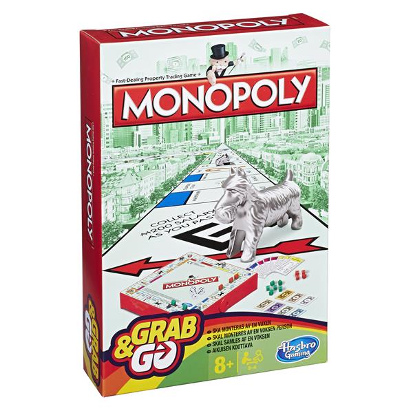 Grab & Go Monopol Resespel multifärg