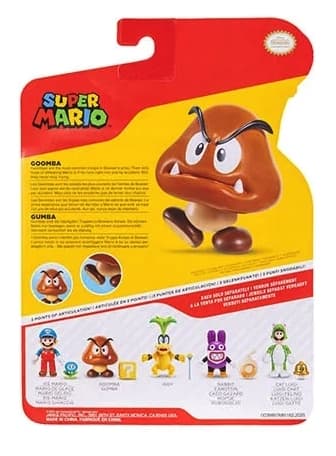 Super Mario Figur 10cm W42 Goomba with ? Block multifärg