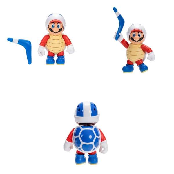 Super Mario Figur 10cm Boomerang Mario multifärg
