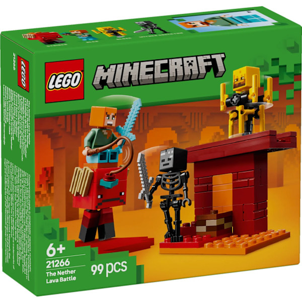 LEGO® Minecraft Lavastriden i Nether 21266
