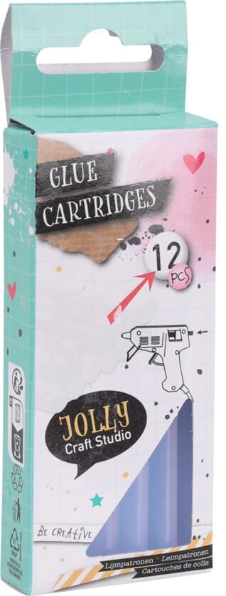 Limstavar 10-pack 15cm multifärg