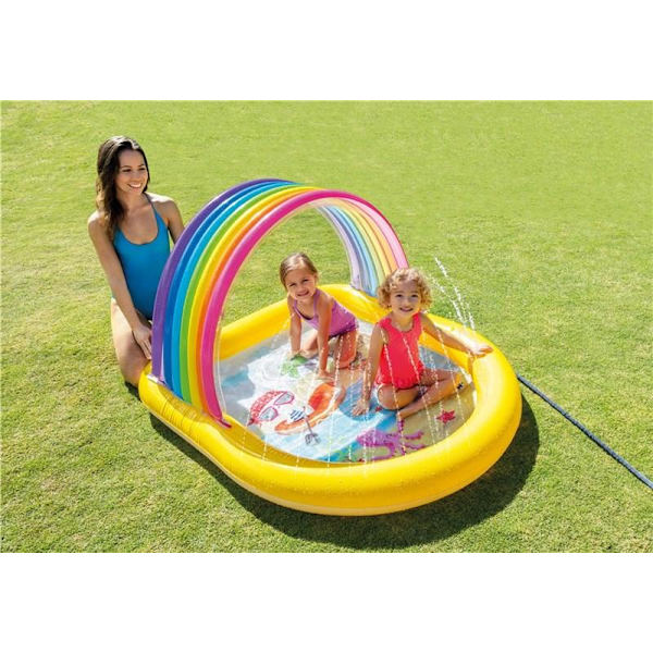 INTEX Spraypool Regnbåge 84l multifärg