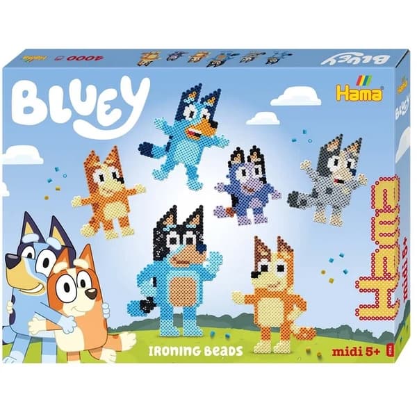 Hama Midi Gift Box Bluey 4000st multifärg