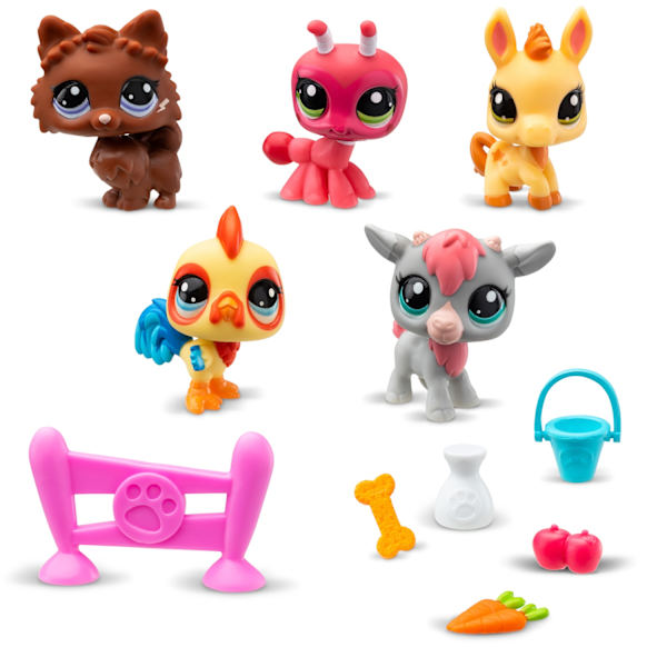 Littlest Pet Shop Farm Besties Collector set 5-pack multifärg