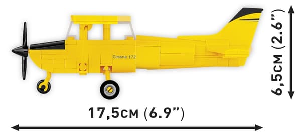 Cobi Cessna 172 Skyhawk Yellow 1:48 26621 multifärg