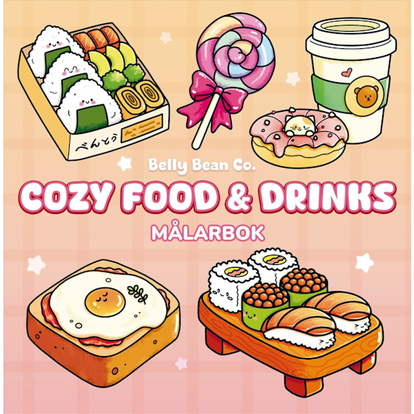 Cozy Food & Drinks Målarbok multifärg