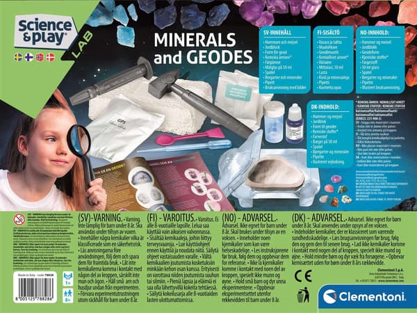 Minerals and Geodes Lab multifärg