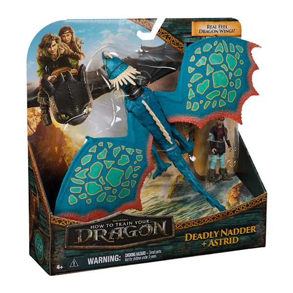 Dragons Deadly Nadder + Astrid multifärg