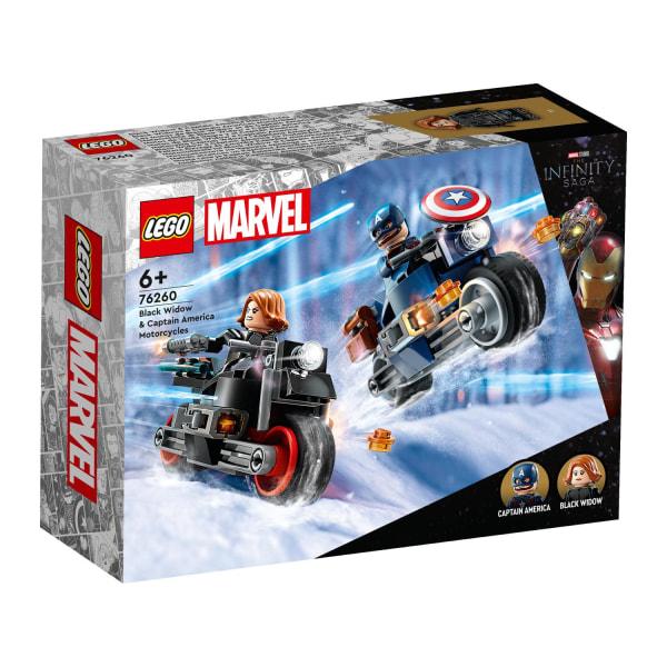 LEGO® Marvel Black Widows & Captain Americas motorcyklar 76260
