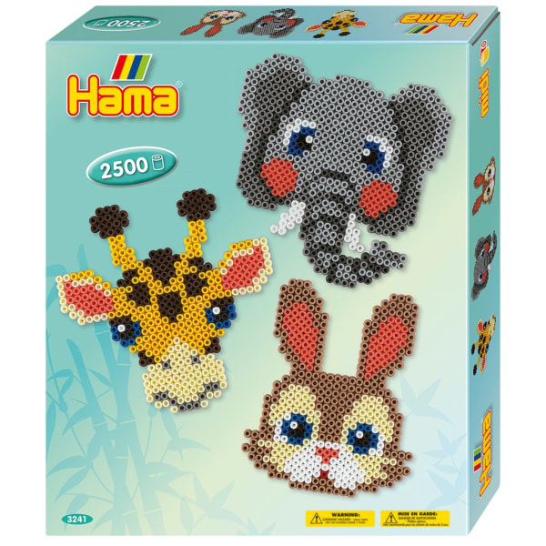 Hama Midi Gift Box Zoo 2500 st multifärg