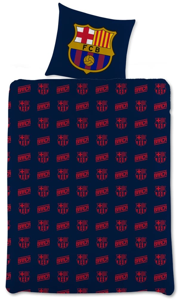 FC Barcelona Bäddset 150x210cm multifärg