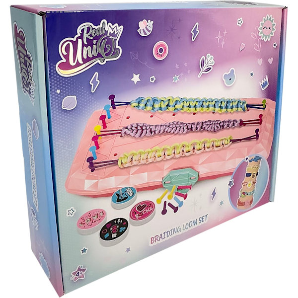 Real UniQ Braiding Loom Set multifärg